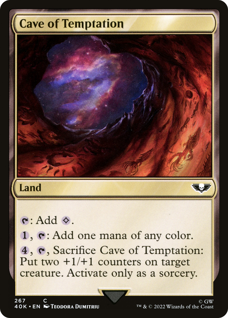 Cave of Temptation (40K-267) [Warhammer 40,000 Commander] MTG Single Wizards of the Coast