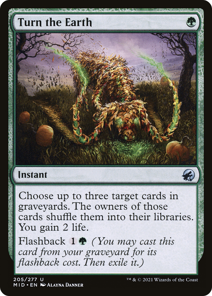 Turn the Earth (MID-205) [Innistrad: Midnight Hunt] MTG Single Wizards of the Coast