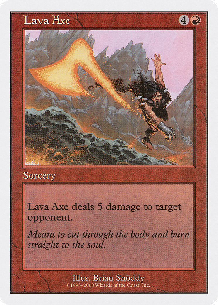 Lava Axe (S00-) [Misc] Starter 2000 MTG Single Wizards of the Coast