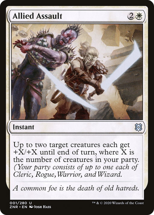 Allied Assault (ZNR-001) [Zendikar Rising] MTG Single Wizards of the Coast