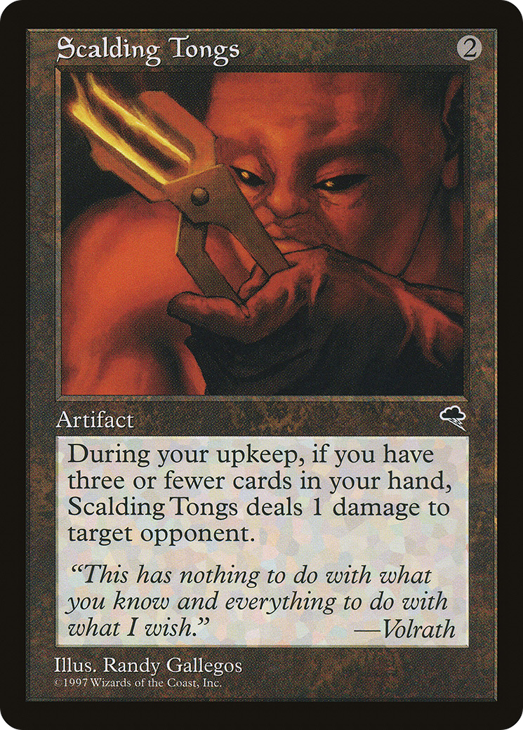 Scalding Tongs (TMP-307) [Tempest] MTG Single Wizards of the Coast