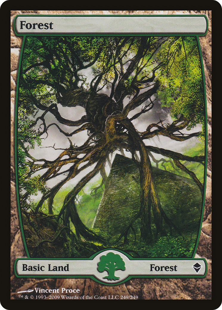 Forest (ZEN-249) [Zendikar] MTG Single Wizards of the Coast