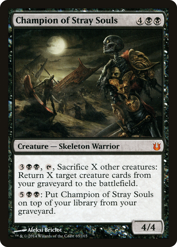 Champion of Stray Souls (BNG-063) [Born of the Gods] MTG Single Wizards of the Coast