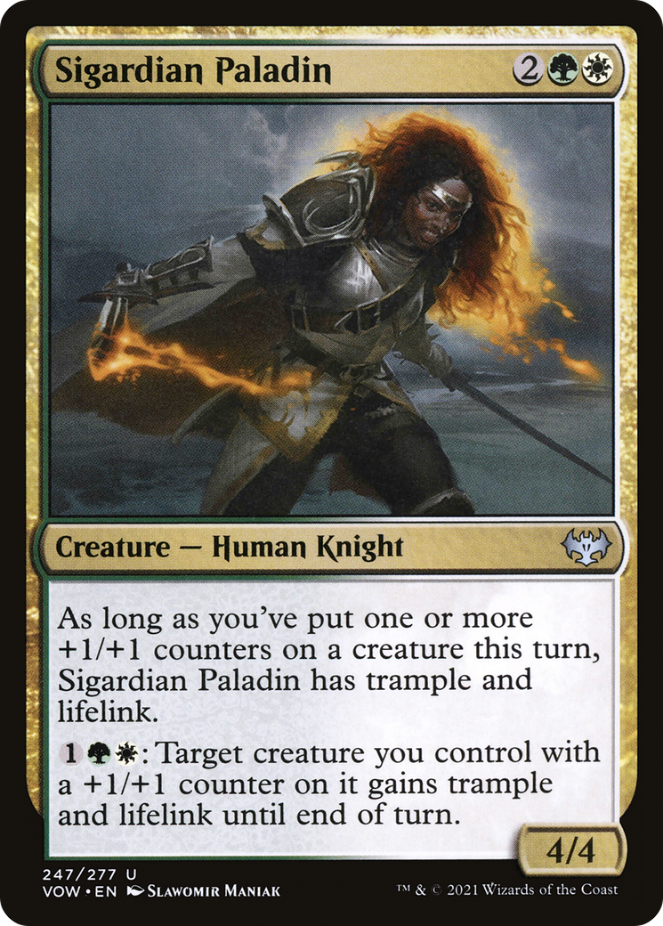 Sigardian Paladin (VOW-247) [Innistrad: Crimson Vow] MTG Single Wizards of the Coast