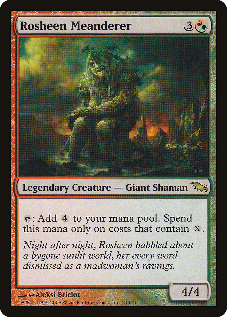Rosheen Meanderer (SHM-214) [Shadowmoor] Foil MTG Single Wizards of the Coast