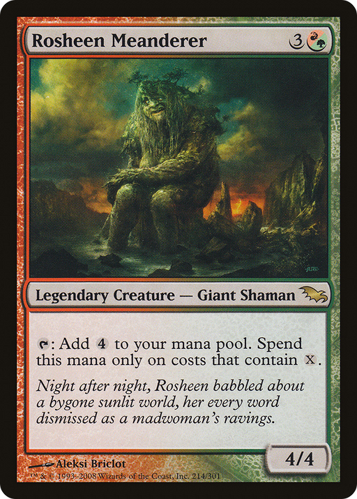 Rosheen Meanderer (SHM-214) [Shadowmoor] Foil MTG Single Wizards of the Coast