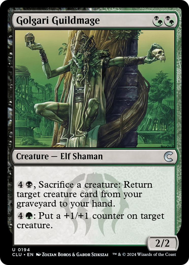 Golgari Guildmage (CLU-194) [Ravnica: Clue Edition] MTG Single Wizards of the Coast