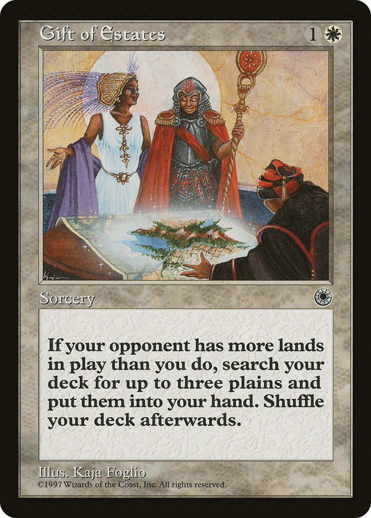 Gift of Estates (POR-) [Misc] Portal MTG Single Wizards of the Coast