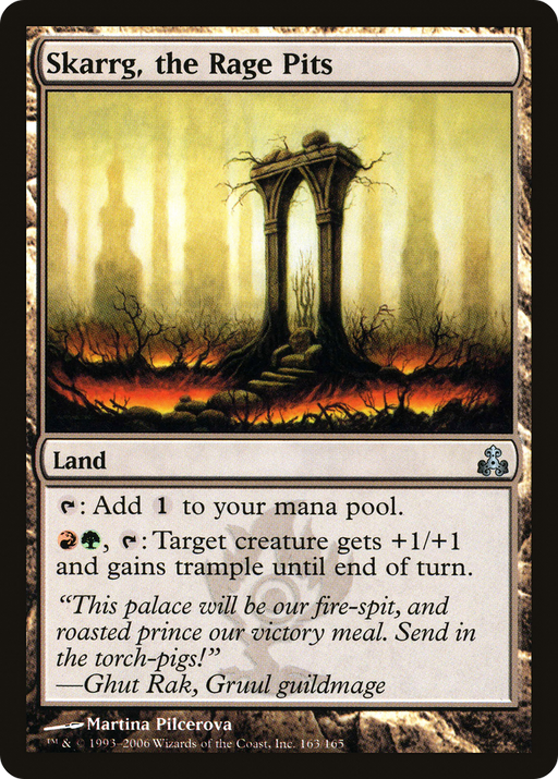 Skarrg, the Rage Pits (GPT-163) [Guildpact] MTG Single Wizards of the Coast