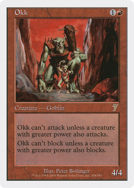 Okk (7ED-204) [7th Edition] MTG Single Wizards of the Coast