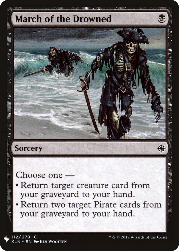 March of the Drowned (LIST-XLN-112) [Mystery Booster] The List MTG Single Wizards of the Coast