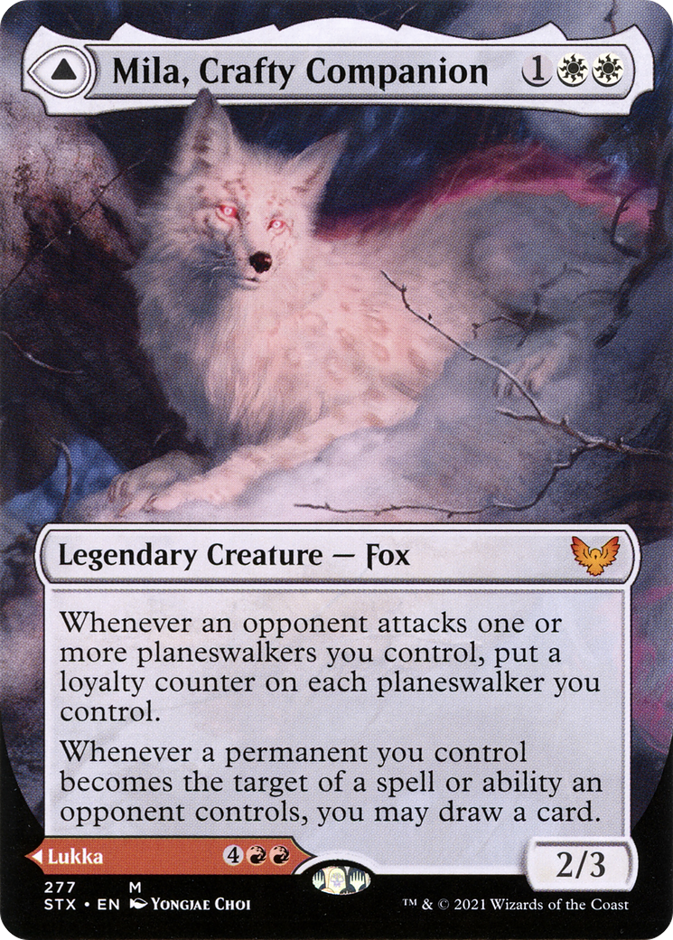 Mila, Crafty Companion (STX-277) [Strixhaven: School of Mages] (Borderless) MTG Single Wizards of the Coast