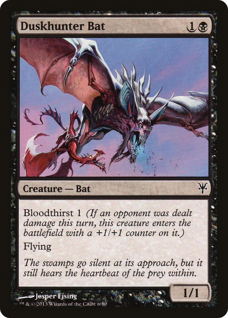 Duskhunter Bat (DDK-006) [Misc] Duel Decks: Sorin vs. Tibalt MTG Single Wizards of the Coast