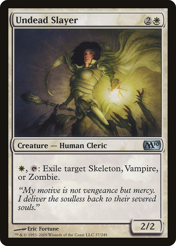 Undead Slayer (M10-037) [Magic 2010] Foil MTG Single Wizards of the Coast