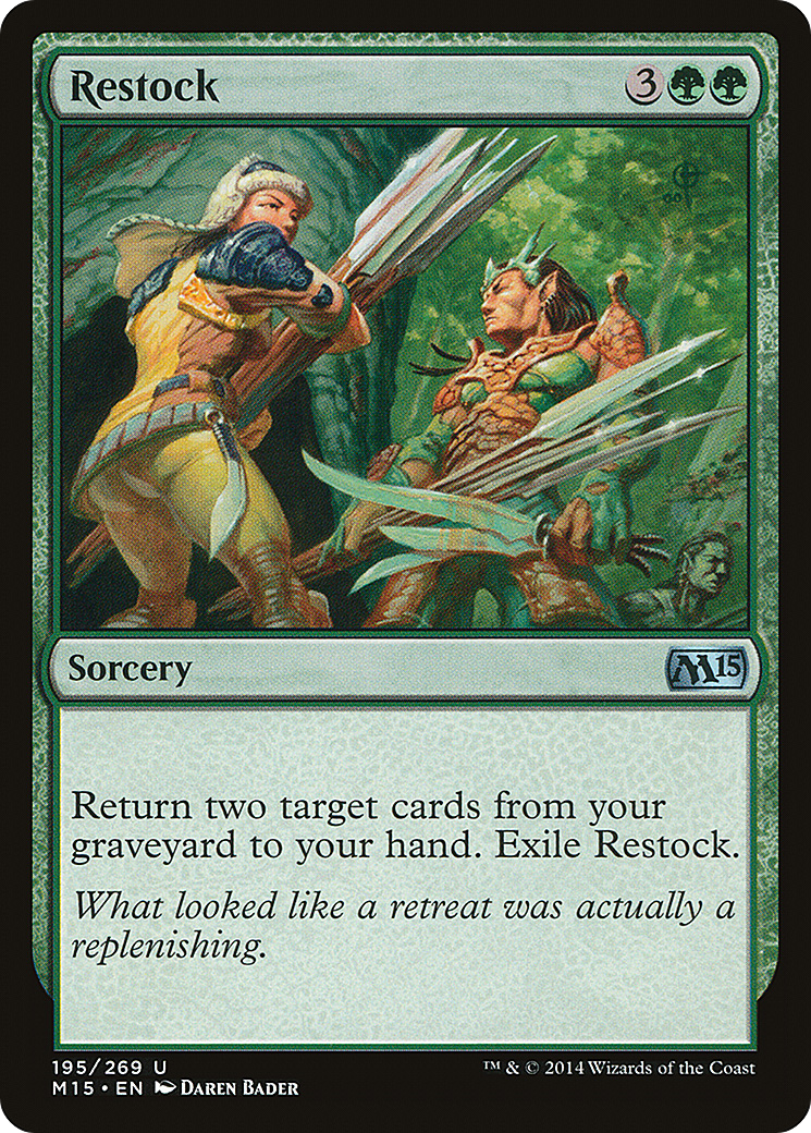 Restock (M15-195) [Magic 2015] MTG Single Wizards of the Coast