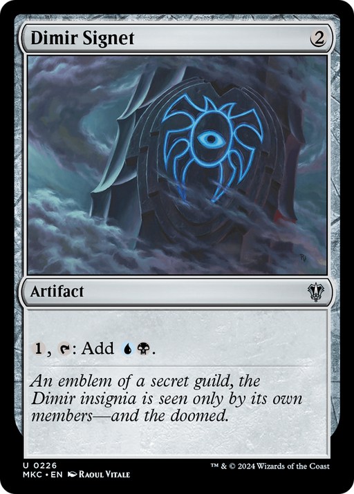 Dimir Signet (MKC-226) [Murders at Karlov Manor Commander] MTG Single Wizards of the Coast
