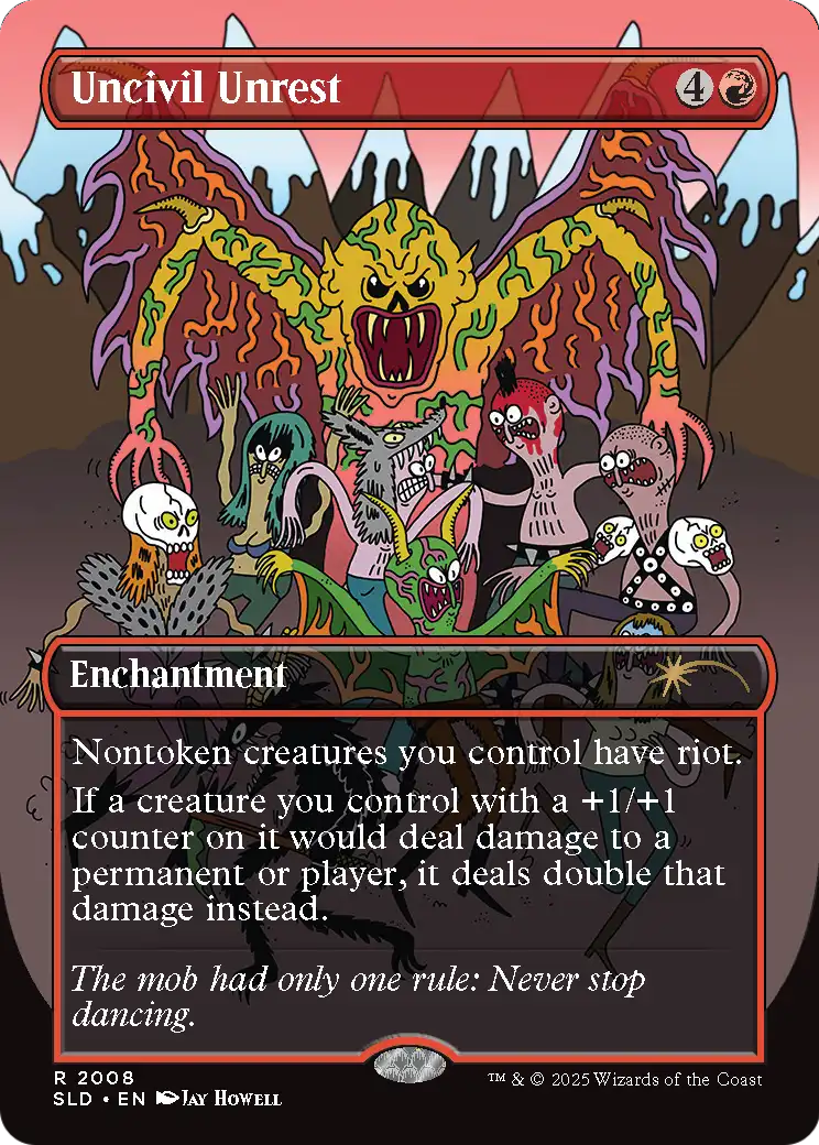 Uncivil Unrest (SLD-2008) [Secret Lair] Drop (Borderless) MTG Single Wizards of the Coast