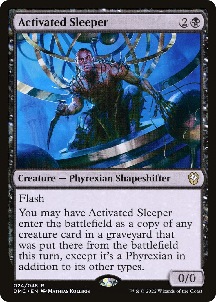 Activated Sleeper (DMC-024) [Dominaria United Commander] Foil MTG Single Wizards of the Coast