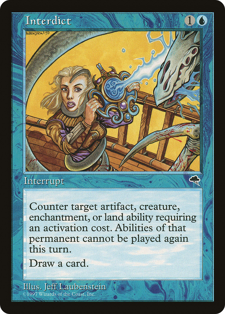 Interdict (TMP-069) [Tempest] MTG Single Wizards of the Coast