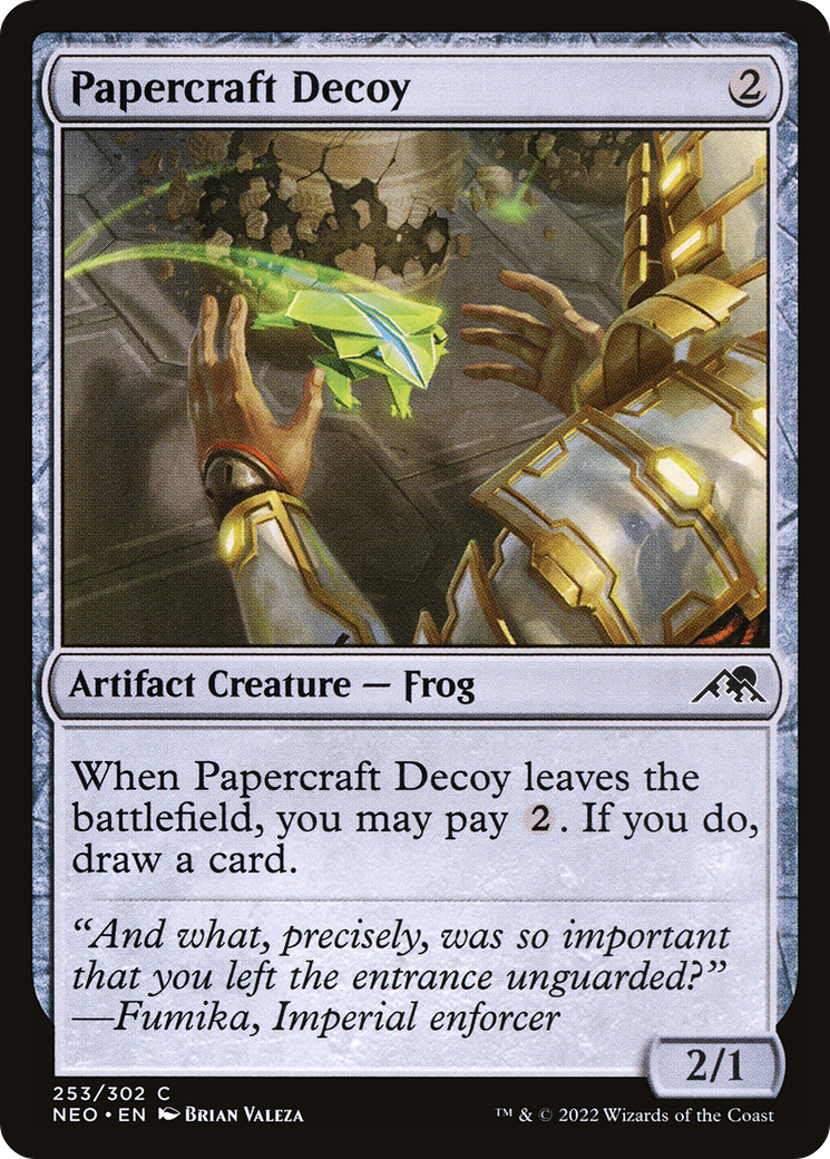 Papercraft Decoy (NEO-253) [Kamigawa: Neon Dynasty] MTG Single Wizards of the Coast