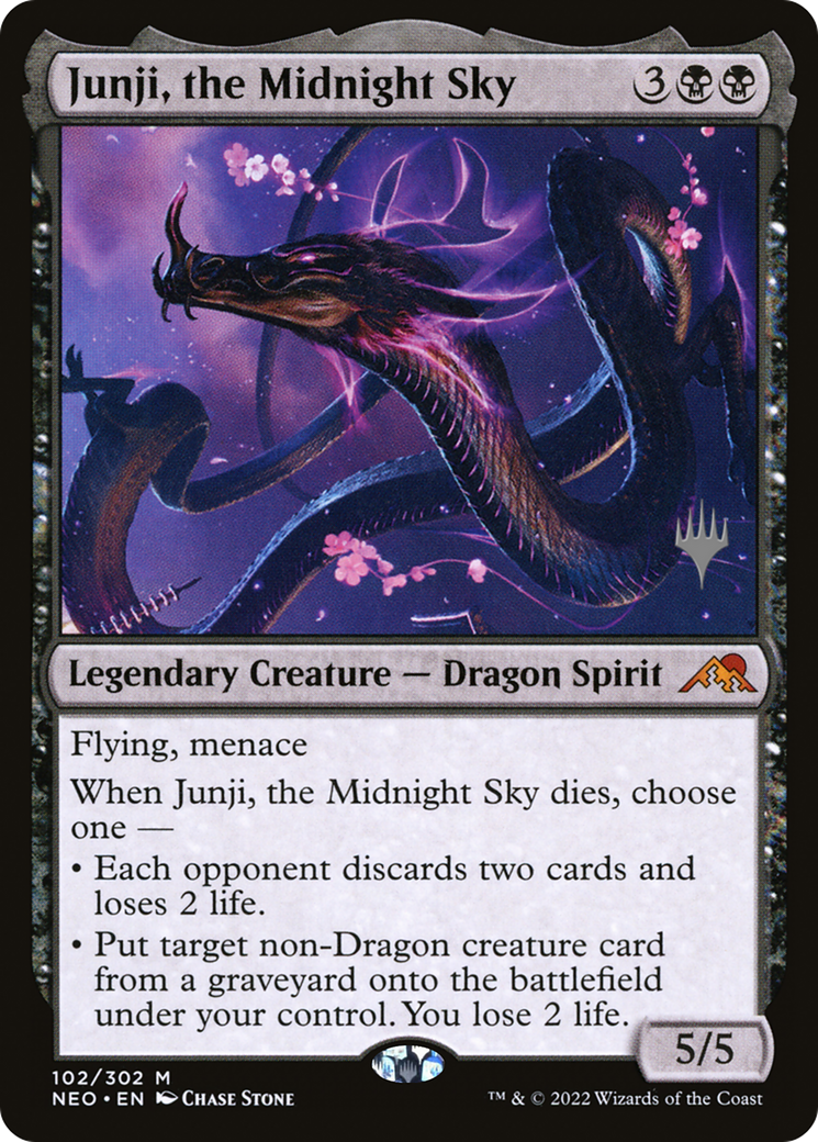 Junji, the Midnight Sky (PPNEO-102) [Kamigawa: Neon Dynasty Promos] MTG Single Wizards of the Coast