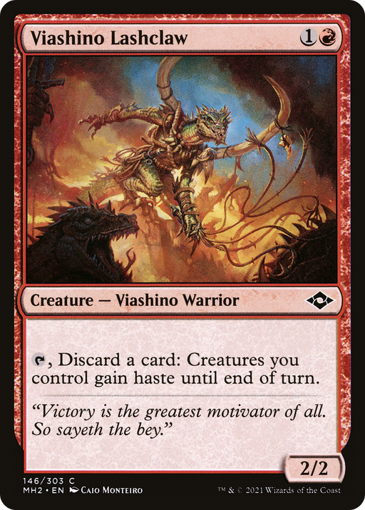 Viashino Lashclaw (MH2-146) [Modern Horizons 2] MTG Single Modern Horizons 2