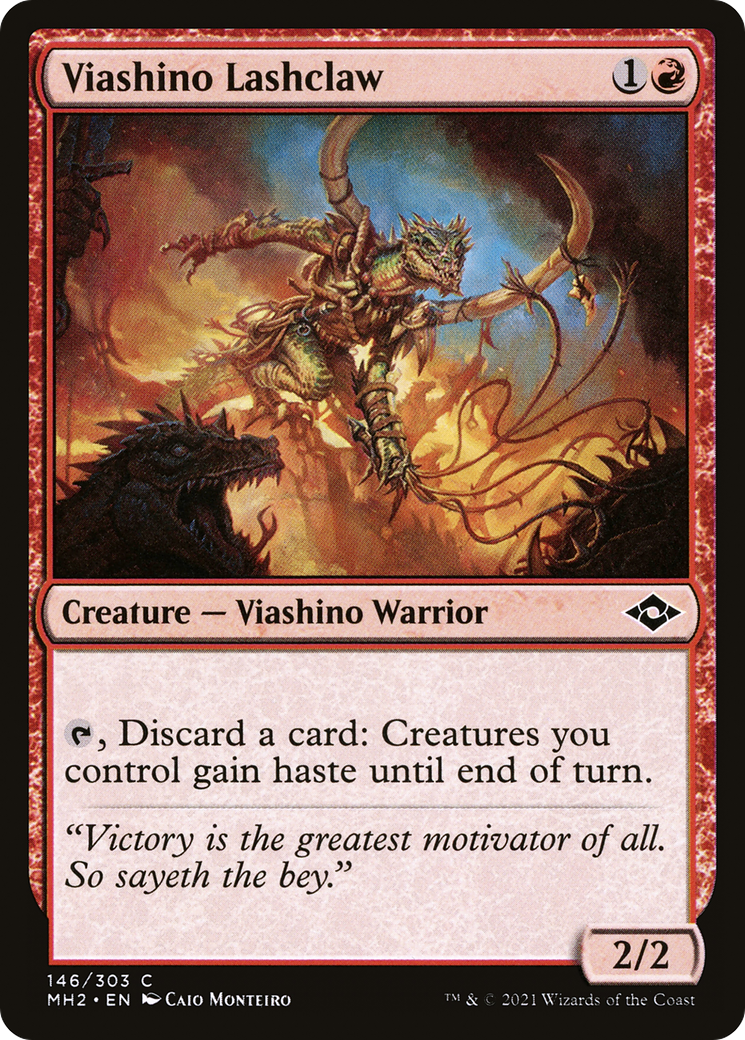 Viashino Lashclaw (MH2-146) [Modern Horizons 2] Foil MTG Single Modern Horizons 2