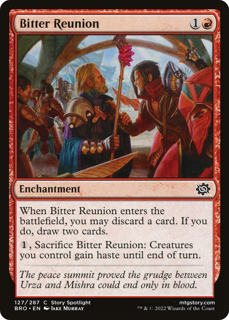 Bitter Reunion (BRO-127) [The Brothers' War] Foil MTG Single Wizards of the Coast
