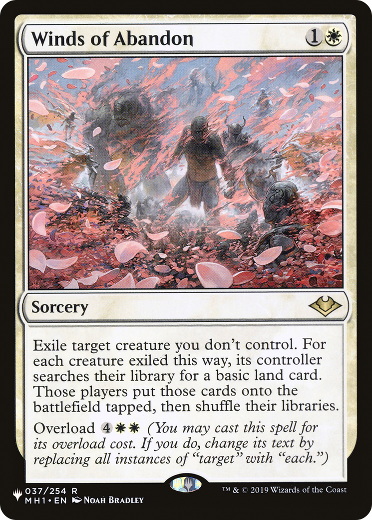 Winds of Abandon (LIST-037/254) [Mystery Booster] The List MTG Single Wizards of the Coast