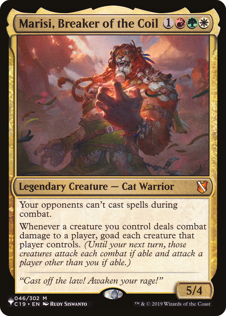 Marisi, Breaker of the Coil (LIST-C19-46) [The List] MTG Single Magic: The Gathering
