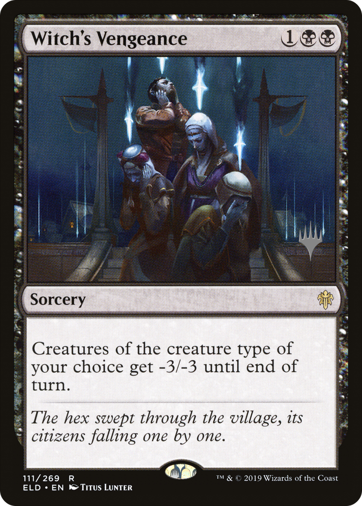 Witch's Vengeance (PPELD-111) [Throne of Eldraine Promos] Foil MTG Single Wizards of the Coast