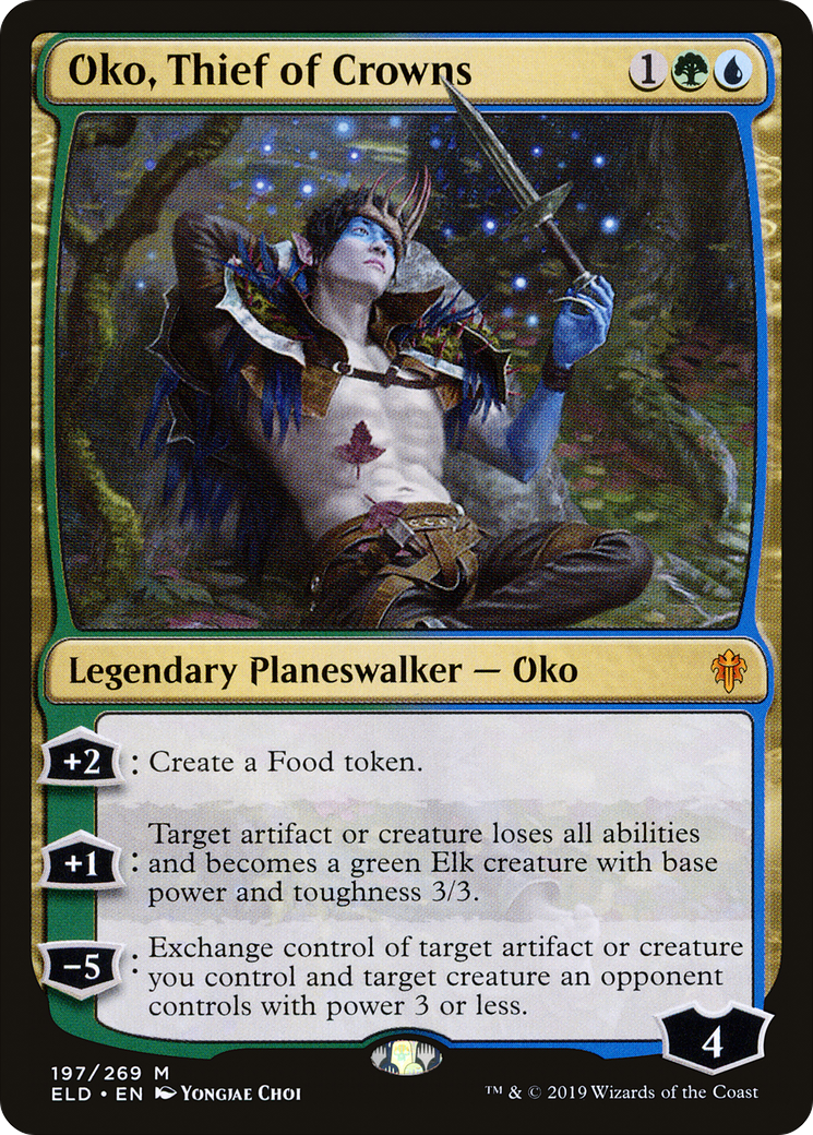 Oko, Thief of Crowns (ELD-197) [Throne of Eldraine] Foil MTG Single Wizards of the Coast