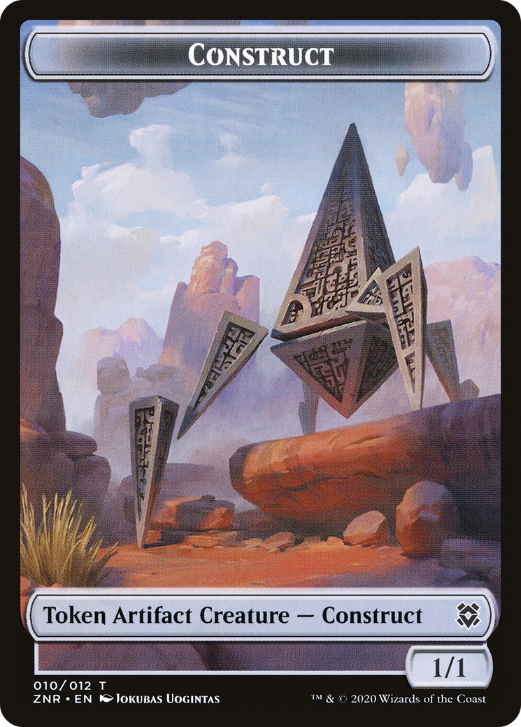 Construct (TZNR-010) [Tokens] Zendikar Rising Tokens MTG Single Wizards of the Coast