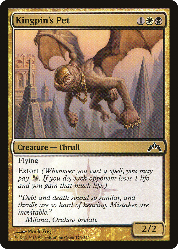 Kingpin's Pet (GTC-173) [Gatecrash] MTG Single Wizards of the Coast