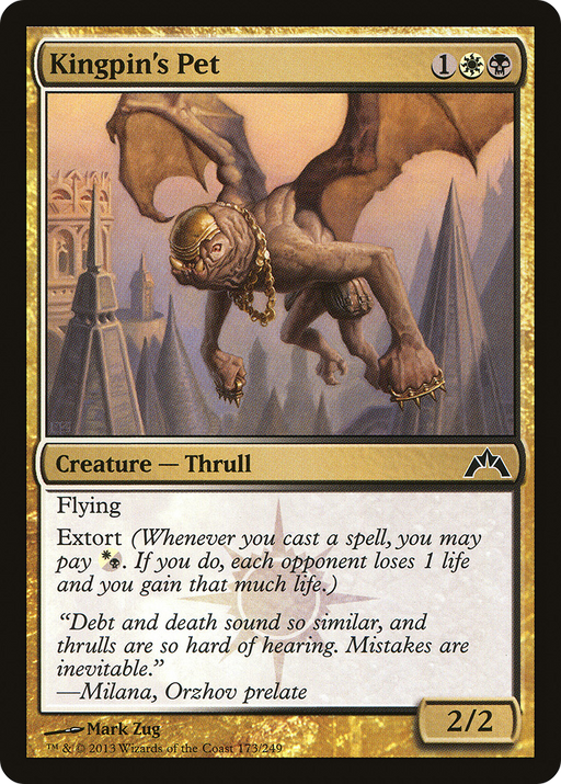 Kingpin's Pet (GTC-173) [Gatecrash] MTG Single Wizards of the Coast