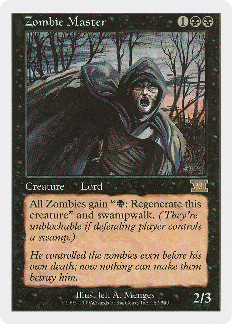 Zombie Master (6ED-162) [Classic Sixth Edition] MTG Single Wizards of the Coast