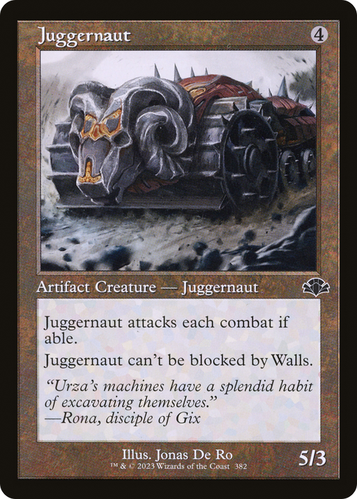 Juggernaut (DMR-382) [Dominaria Remastered] MTG Single Wizards of the Coast