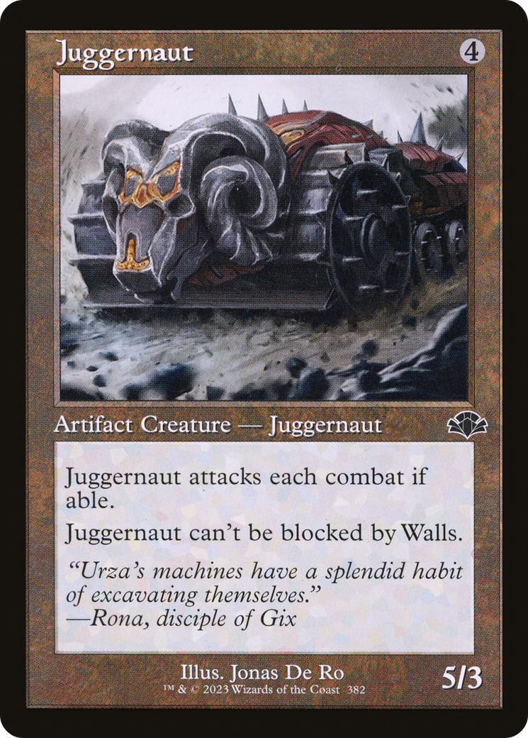 Juggernaut (DMR-382) [Dominaria Remastered] Foil MTG Single Wizards of the Coast