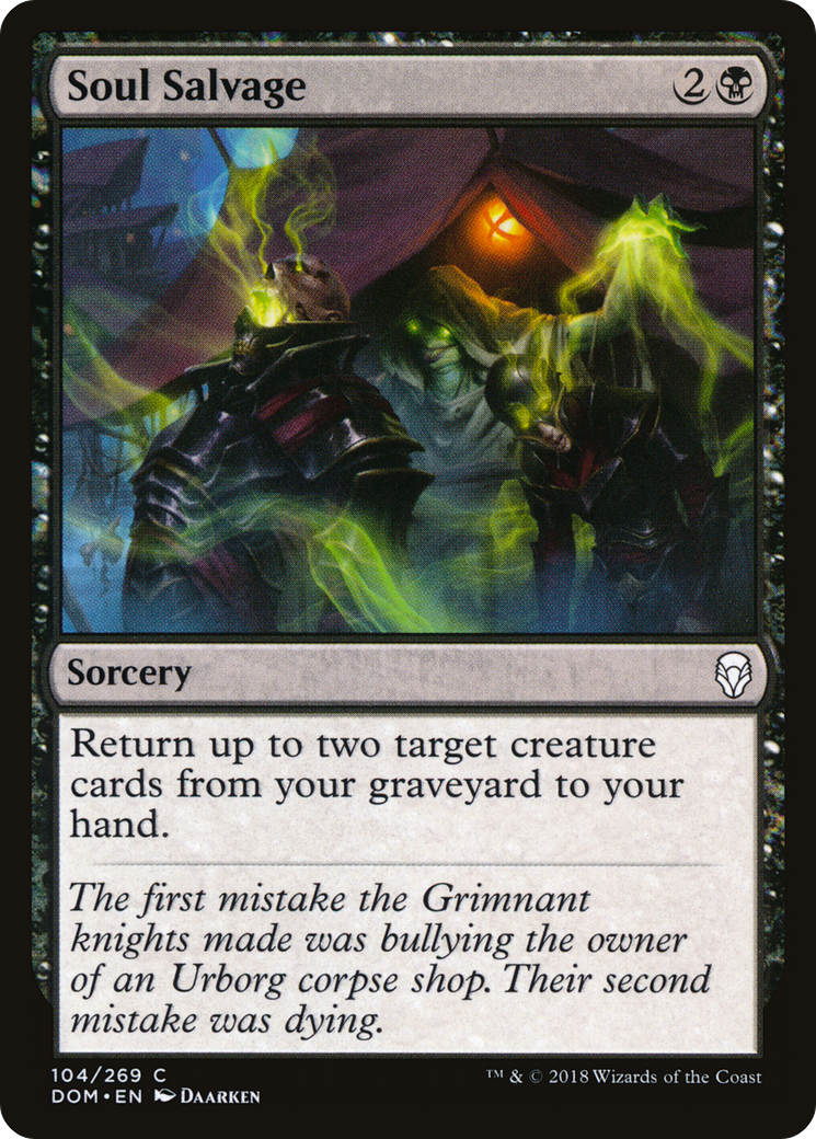 Soul Salvage (DOM-104) [Dominaria] MTG Single Wizards of the Coast