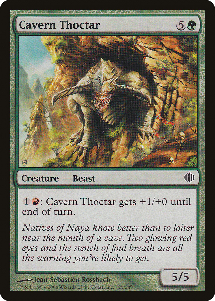 Cavern Thoctar (ALA-125) [Shards of Alara] MTG Single Wizards of the Coast