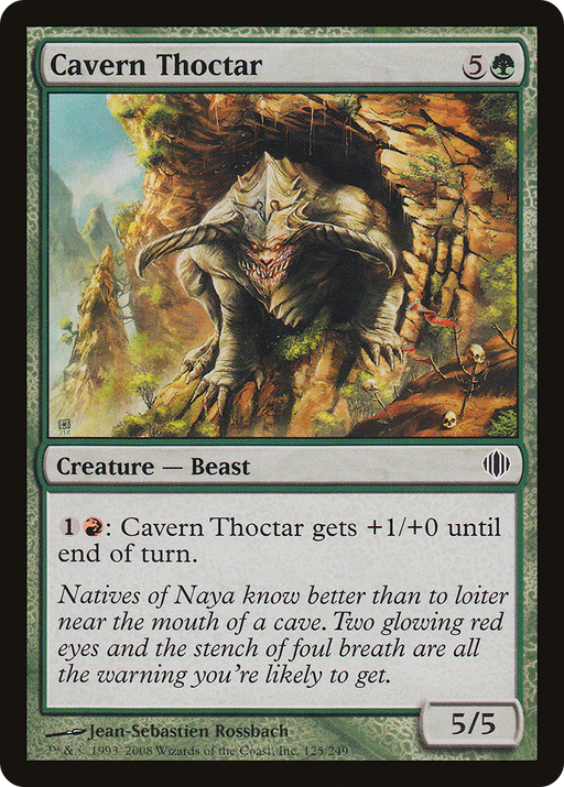 Cavern Thoctar (ALA-125) [Shards of Alara] Foil MTG Single Wizards of the Coast