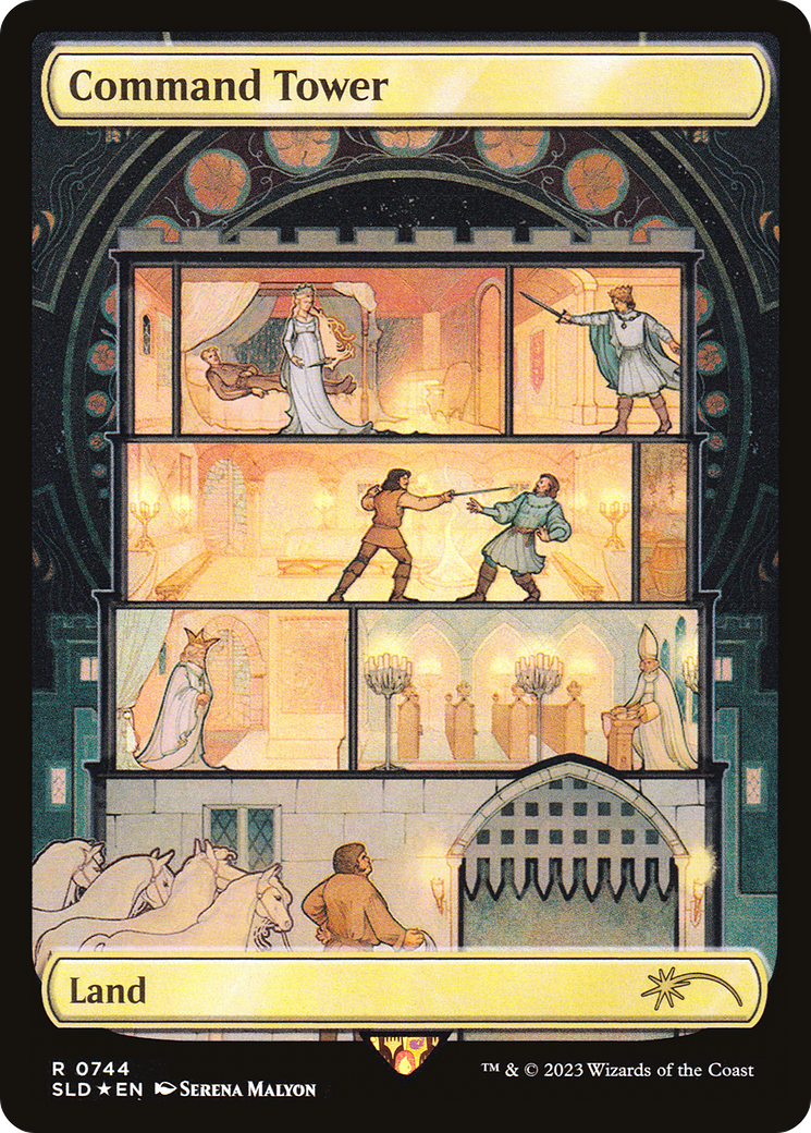 Command Tower (0744) (SLD-744) [Secret Lair] Drop Foil MTG Single Wizards of the Coast