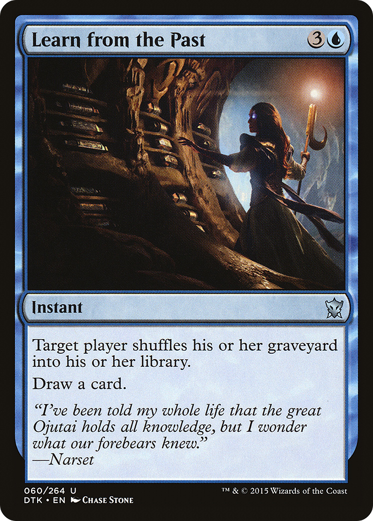 Learn from the Past (DTK-060) [Dragons of Tarkir] MTG Single Wizards of the Coast