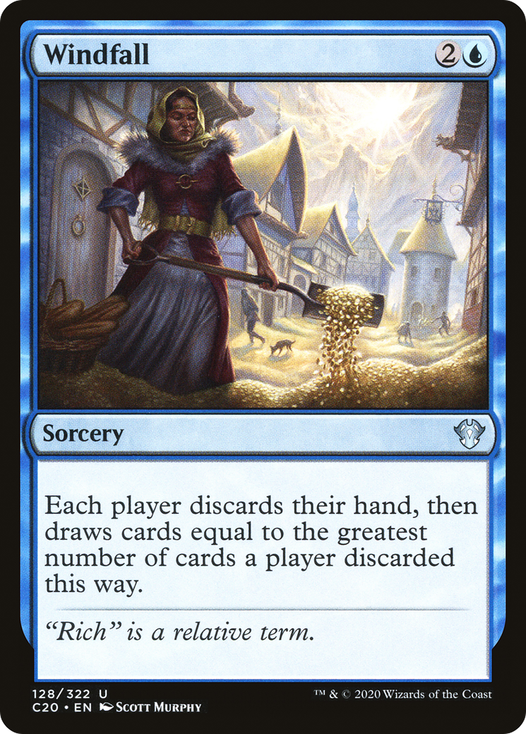 Windfall (C20-128) [Commander 2020] MTG Single Wizards of the Coast