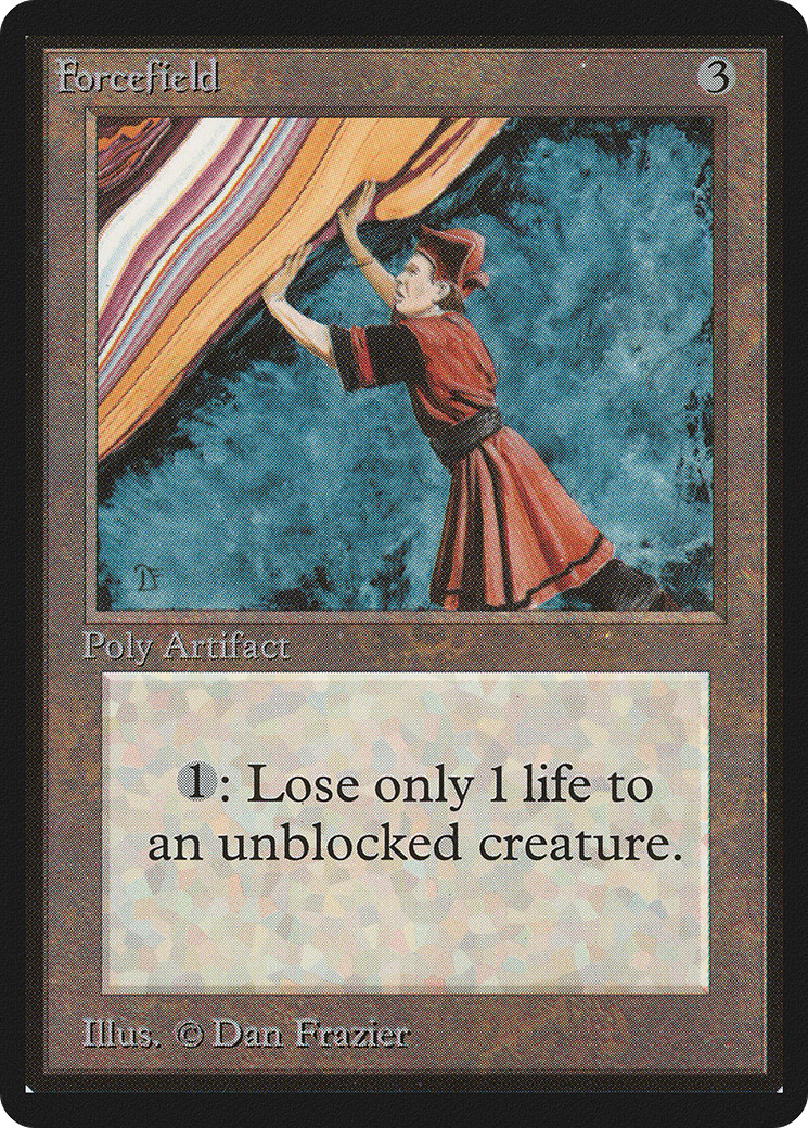 Forcefield (LEB-) [Oldschool] Limited Edition Beta MTG Single Wizards of the Coast