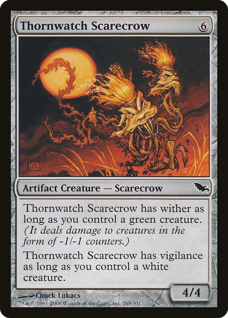 Thornwatch Scarecrow (SHM-265) [Shadowmoor] MTG Single Wizards of the Coast