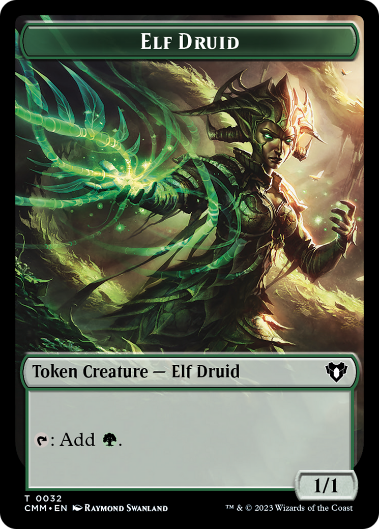 Elf Druid (TCMM-032) [Tokens] Commander Masters Tokens MTG Single Wizards of the Coast