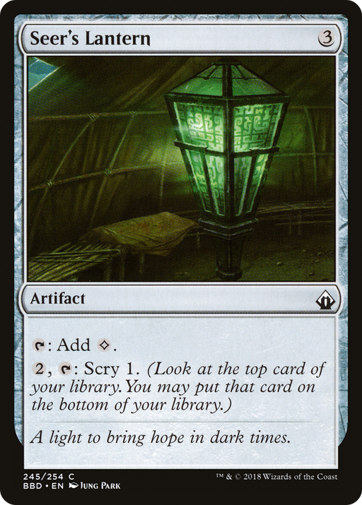 Seer's Lantern (BBD-245) [Battlebond] MTG Single Wizards of the Coast