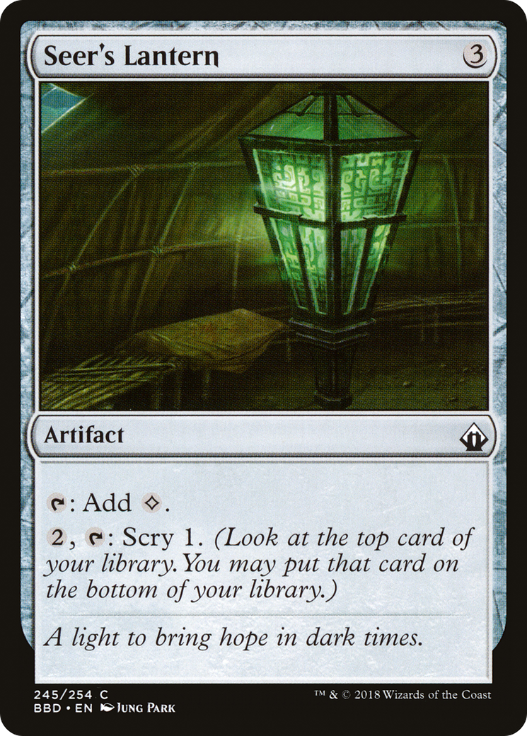 Seer's Lantern (BBD-245) [Battlebond] Foil MTG Single Wizards of the Coast