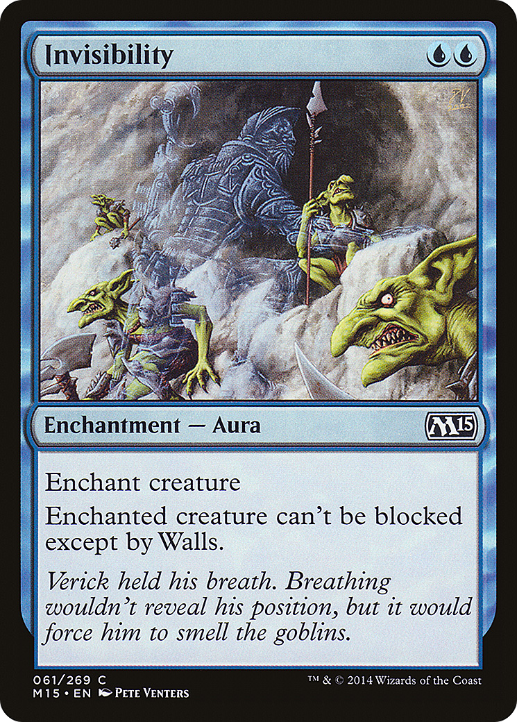 Invisibility (M15-061) [Magic 2015] Foil MTG Single Wizards of the Coast